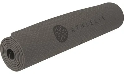 Zdjęcie produktu dla Mata do jogi, ATHLECIA Estell, grubość 4 mm, długość 173 cm, szerokość 61 cm, kolor beżowy