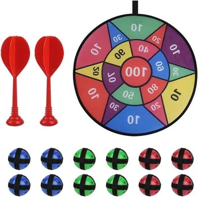 Image de Jeu de fléchettes lumineuses vertes pour l'intérieur et l'extérieur