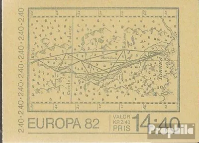 Produktbild von Briefmarken Schweden 1982 Mi 1188D MH (kompl.Ausg.) gestempelt Europa 82