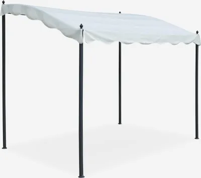 Produktbild von Pavillon 3x2 Meter Garten Stahl Café Hotel Pergola - Schwarz