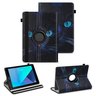 Produktbild von Tablet Hülle für Samsung Galaxy Tab S3 9.7 Tasche Schutzcase Cover 360° DrehbarFarben:Motiv 8