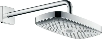 Produktbild von Hansgrohe Kopfbrause Raindance Select E 300 2jet 300mmx160mm mit Brausearm 390mm Chrom