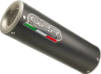 Produktbild von GPR m3 komplette Auspuffanlage genehmigt schwarz mit Katalysator für Yamaha Mt 125