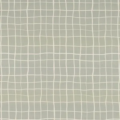 Produktbild von Dekostoff Meterware Baumwollstoff Marloes5 Gitter Karo grau weiß 1,40m