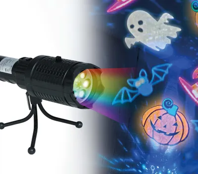 Immagine prodotto di Proiettore di Halloween avventura spettrale treppiede proiezione divertimento meraviglia disco decorazione divertente intro gamer gadget magia illuminazione festa effetto luce, colore: nero