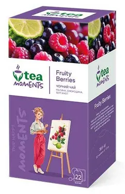 Obrázek produktu pro Tea Moments Fruity Berries 39,6g (22 sáčků, černý čaj)
