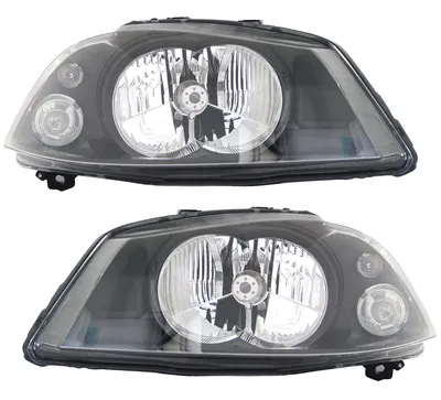 Produktbild von TYC Scheinwerfer Set für Seat Ibiza Cordoba 6L -2006 H4 Halogen Schwarz