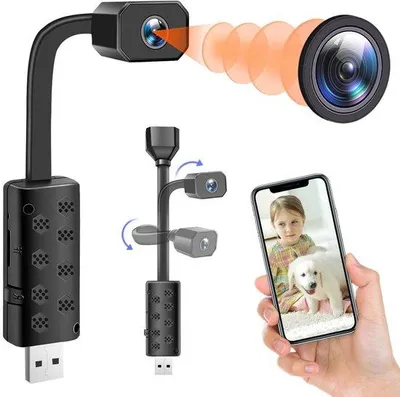 Obrázek produktu pro WLAN mikrokamera 4K UHD s nočním viděním a detekcí pohybu