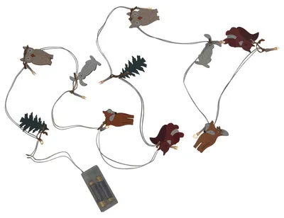 Produktbild von Star Trading Forest Friends, Leichte Dekorationskette, Mehrfarbig, IP20, 6 h, 18 h, 10 Glühbirne(n)