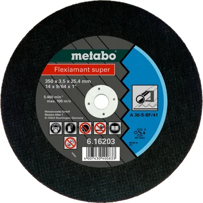 Produktbild von Metabo  Flexiamant super 350x3,5x25,4 Stahl, 616203000