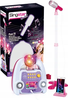 Zdjęcie produktu dla Zestaw Do Karaoke Dla Dzieci Mikrofon Wzmacniacz