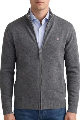 Produktbild von Gant Strickjacke grau meliert