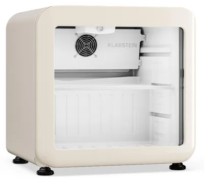 Produktbild von Klarstein Audrey Evo Getränkekühlschrank 45 L – Getränkekühler mit Glastür, LED-Beleuchtung, einstellbare Temperatur 0–10 °C, leiser Betrieb