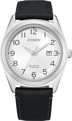 Produktbild von Citizen AW1640-16A Solar Herrenuhr Titan Leder Mineralglas