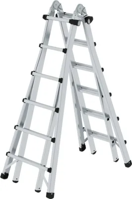 Produktbild von MUNK Gelenk-Teleskopleiter 4x6 Sprossen
