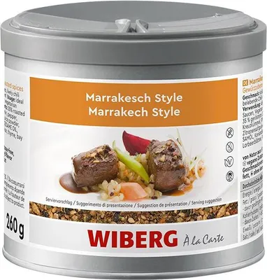 Produktbild von WIBERG Marrakesch Style Gewürzzubereitung, mit gerösteten Gewürzen 260g