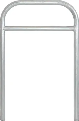 Produktbild von Fahrradanlehnbügel 115 x 78 cm Stahl feuerverzinkt Ø 49 mm zum Einbetonieren Fahrradständer Typ H