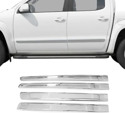 Image de Bande baguette de porte latérale pour Toyota Hilux 2015-2025 en acier inox 4Pcs