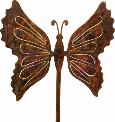Produktbild von Edelrost Gartenstecker Schmetterling Rost, Edelrost, Gartendekoration