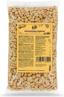 Produktbild von KoRo I Geröstete Erdnusskerne mit Salz und Öl 1 kg