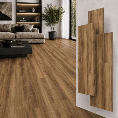Zdjęcie produktu dla Berti Graf Panele winylowe SPC 5 mm na klik z podkładem IXPE, wodoodporne, 122 x 18,4 cm, dekor drewna