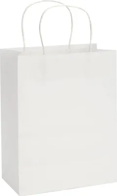 Produktbild von Glorex Papiertragetasche Kordelgriff 21 x 27 cm , weiß