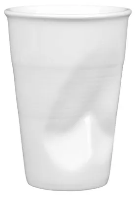 Produktbild von 6 Stück Porzellan Knitterbecher 0,23 l "Snack-Line" Holst Porzellan/Germany