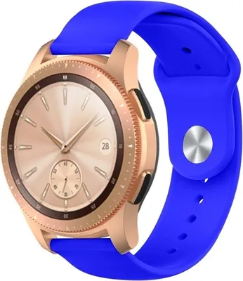 Produktbild von Strap-it Samsung Galaxy Watch 42mm Sportarmband (Blau)