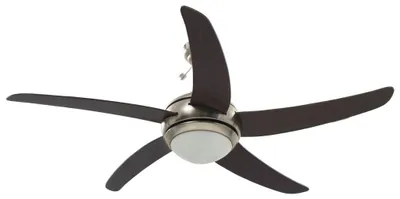 Image de Ventilateur de plafond - Ventilateur - Lampe de plafond - Circulation de l'air - Éclairage - Diamètre : 128 cm - Télécommande