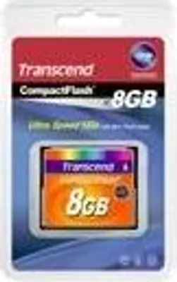 Productafbeelding van Transcend TS8GCF133 133X CompactFlash, 8 GB. (CompactFlash-geheugenkaart)