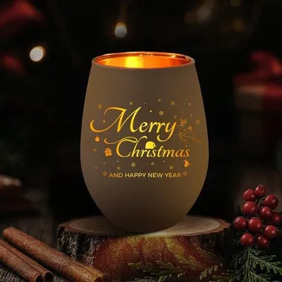 Produktbild von Tischlaterne Weihnachtsdekoration - Glas