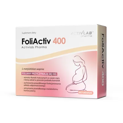 Zdjęcie produktu dla Activlab Pharma, FoliActiv 400, 60 tabletek
