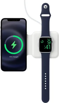 Produktbild von Apple MagSafe Duo Charger - Indoor - USB - Kabelloses Aufladen - 1 m - Weiß