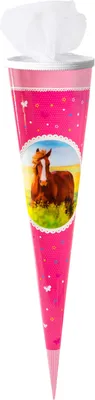 Produktbild von Goldbuch Schultüte Pferdeliebe 3D, Tüllverschluss - 85cm