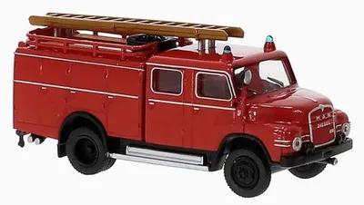 Produktbild von Brekina MAN 450 HA TLF 16 rot/schwarz 45130