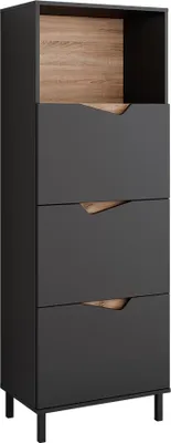 Produktbild von Kommode Vicco Marelle Anthrazit/Artisan 60 x 169.5 cm mit 4 Fächern, Model 57874
