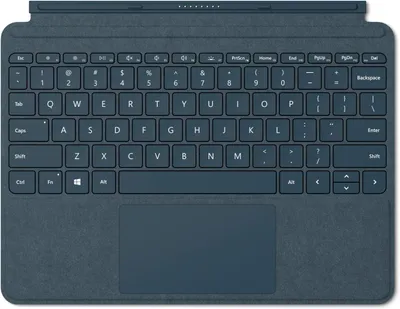 Produktbild von Microsoft Surface Go Type Cover, QWERTY, Trackpad, 1 mm, Microsoft, Surface Go, Blau