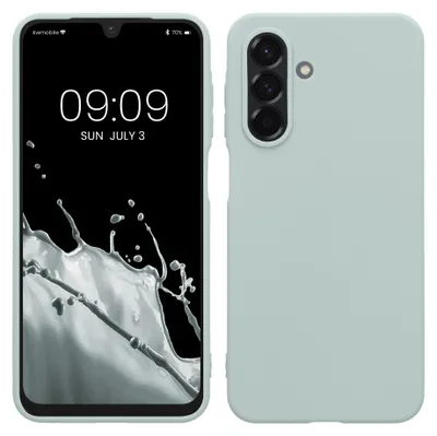 Produktbild von kwmobile Handyhülle für Samsung Galaxy A26 5G Hülle - TPU Case - Kabelloses Laden - Schutzhülle Cover in Cool Mint
