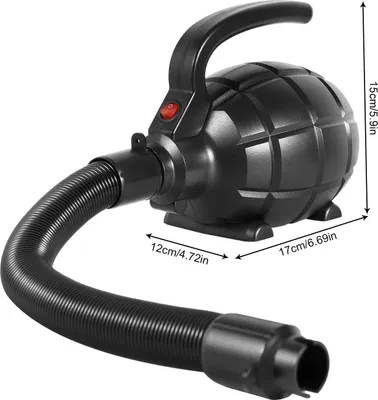 Immagine prodotto di Pompa ad aria ad alta pressione - Compressore elettrico 220 V CA - 600 W - 4 ugelli - Gonfiaggio rapido in circa 2 minuti - ≤85 dB - Per gommoni e materassi gonfiabili