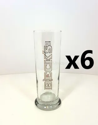 Produktbild von Becks Gläser Set - 6x 025L Biergläser