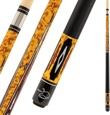 Produktbild von Pegasi Premium Billard Queue - Billiard köe 146cm - Zweiteilig - Billard Kö - Billard cue - Snooker queue - Biliard Köhl - Billard Que - Pool Queue - 13 mm Klebespitze - Gute Qualität - Gelb