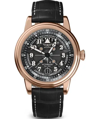 Produktbild von Uhr Men's Aviator Schwarz Aviator-V.3.36.2.285.4
