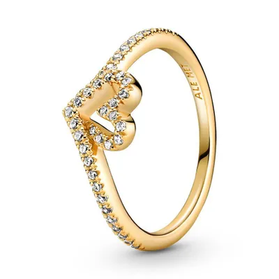 Zdjęcie produktu dla Pandora Timeless Wishbone Sparkling Heart Ring 169302C01 Pierścionek damski, Rozmiar pierścionka:54