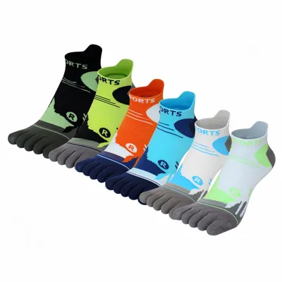 Produktbild von Omgoods – 6 Paar Herren-Laufsocken mit separaten Zehenbereichen