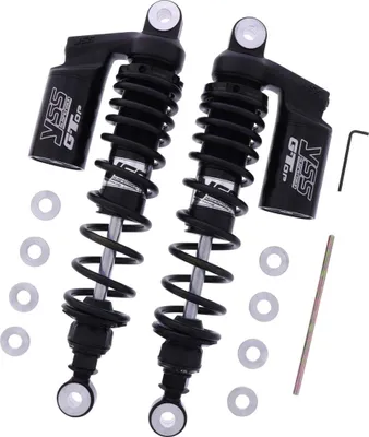 Productafbeelding van YSS zwarte verstelbare achtervering RG362-340TRCL-67-B, lengte 335-345 mm
