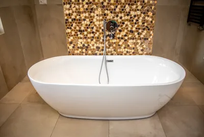 Produktbild von ECOLAM exklusive freistehende Badewanne Standbadewanne moderne Wanne freistehend Adele 165 x 80 cm für 2 Personen + Ablaufgarnitur