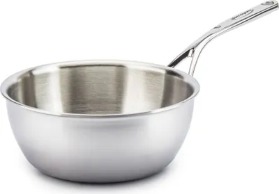 Produktbild von Demeyere Atlantis Conical Saucepan 22CM Kasserolle inkl. Deckel, Edelstahl, 22 cm Durchmesser, Induktionsherd-geeignet