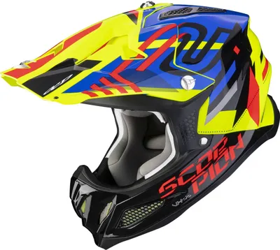 Produktbild von Scorpion VX-22 Air Neox Motocross Helm, blau/gelb, L (59/60)