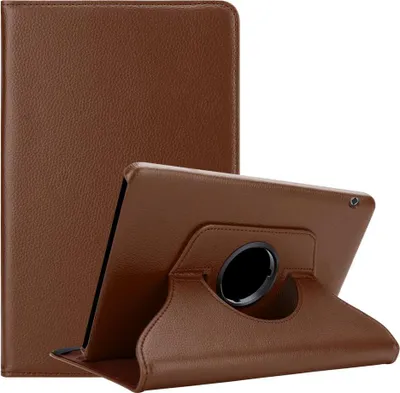 Obrázok produktu pre Cadorabo obal na tablet Huawei MediaPad T5 10 (10,1 palca) ochranný kryt v hnedej farbe ochranný obal puzdro taška kryt