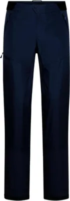 Dunkelblaue La Sportiva Crossridge Evo Shell Pant M mit Reißverschlusstaschen und schwarzem Bund